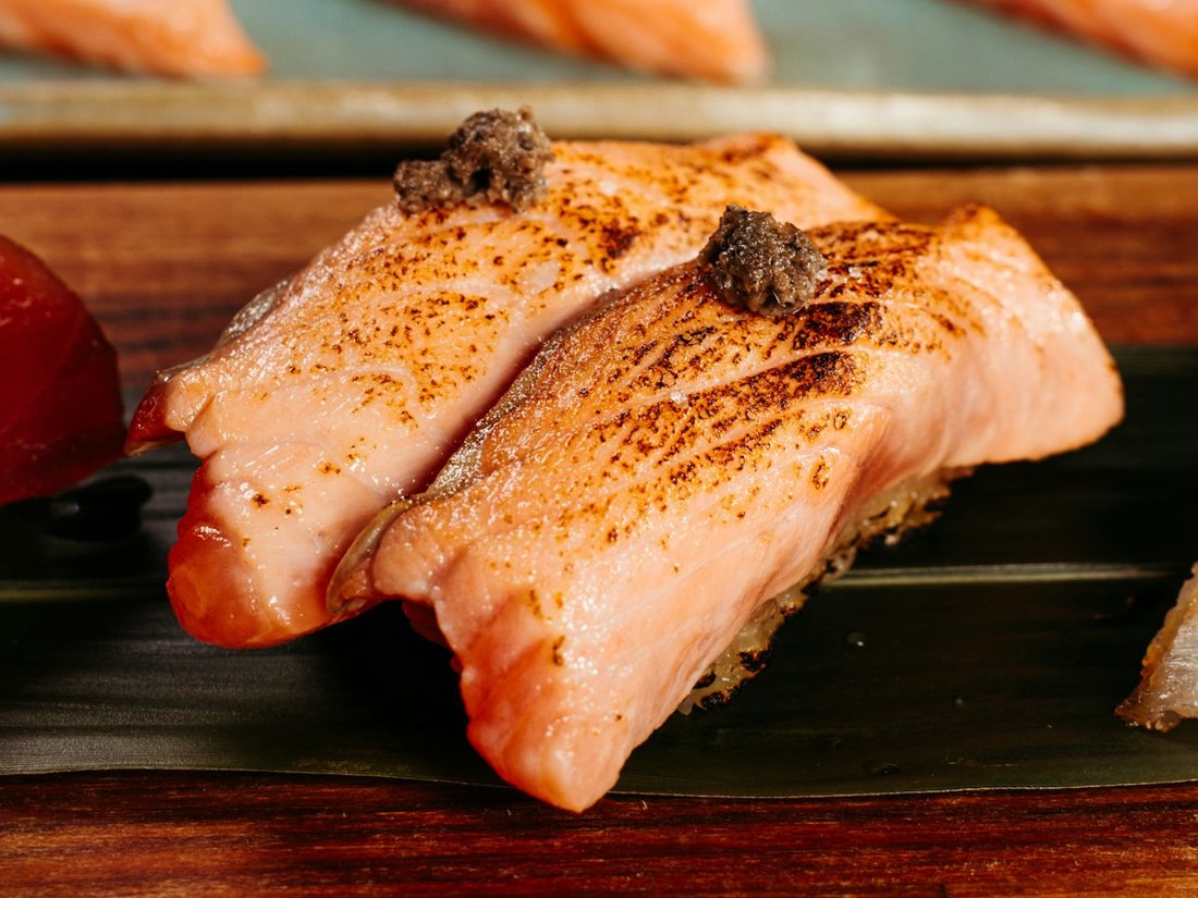 54. Nigiri Aburi Sake