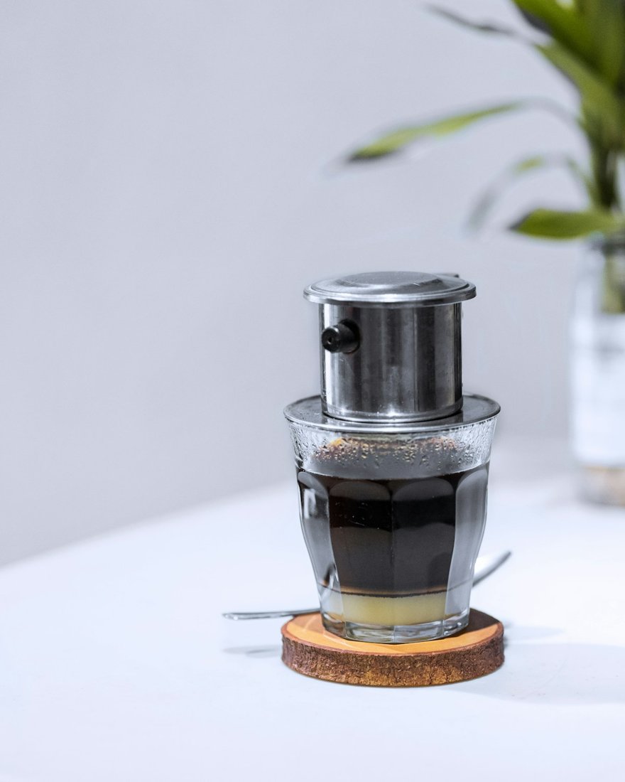 174. Cà Phê Sữa Nóng - Vietnamese espresso with milk